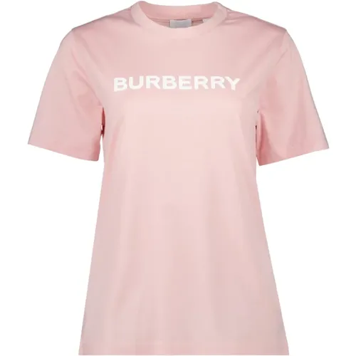 Logo Print Baumwoll T-shirt - Burberry - Modalova