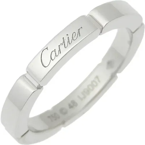 Pre-owned White Gold rings , female, Sizes: ONE SIZE - Cartier Vintage - Modalova