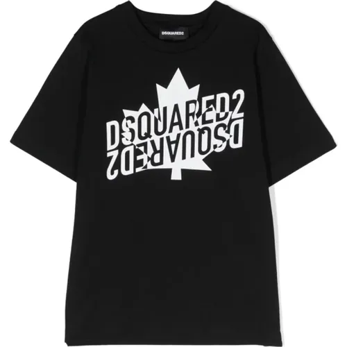 Dq900 T-Shirt,Casual Baumwoll T-Shirt Dq100 - Dsquared2 - Modalova