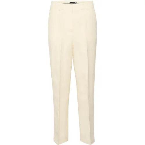Classic Slragna Alisha Pants in Pearled Ivory , female, Sizes: 2XL, XL, XS, M, L - Soaked in Luxury - Modalova
