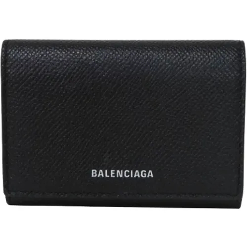 Pre-owned Leather wallets , female, Sizes: ONE SIZE - Balenciaga Vintage - Modalova