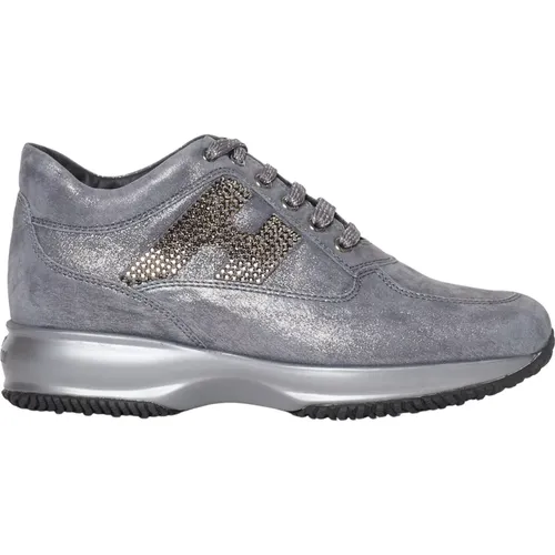 Womens Shoes Sneakers Grigio Noos , female, Sizes: 4 UK, 5 1/2 UK, 5 UK, 2 UK - Hogan - Modalova