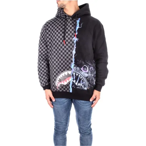 Schwarzer Kapuzenpullover - SPRAYGROUND - Modalova