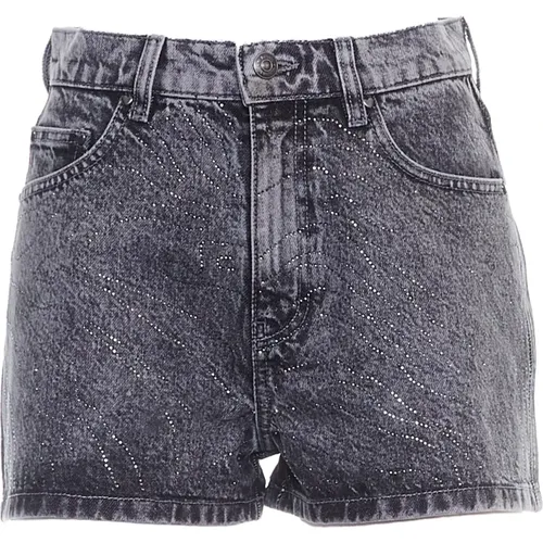 Women's Clothing Shorts Denim Grey Ss24 , female, Sizes: W25, W27, W26 - Rotate Birger Christensen - Modalova
