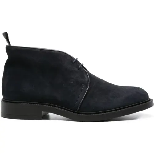 Suede Boots, Made in Italy , male, Sizes: 10 UK, 7 1/2 UK, 8 1/2 UK - Fratelli Rossetti - Modalova