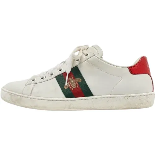 Pre-owned Leder sneakers - Gucci Vintage - Modalova