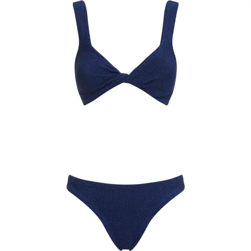 Twist Bra Bikini Set , female, Sizes: ONE SIZE - Hunza G - Modalova