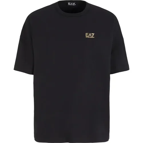 T-Shirts , male, Sizes: L - Emporio Armani EA7 - Modalova