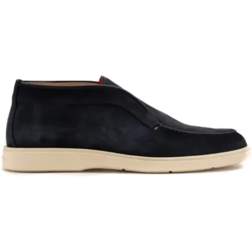 Classic Leather Boot , male, Sizes: 8 UK, 6 UK, 9 1/2 UK, 7 UK, 6 1/2 UK - Santoni - Modalova