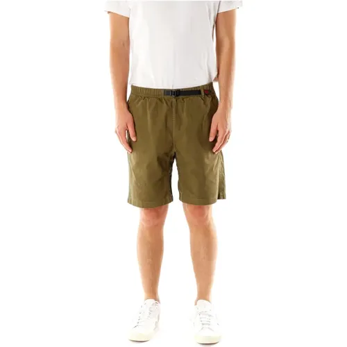 Shorts mit mittlerer Leibhöhe und Logo-Patch , Herren, Größe: XL - Gramicci - Modalova