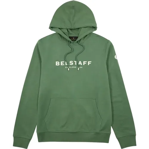 Men`s Hooded Sweatshirt , male, Sizes: M - Belstaff - Modalova