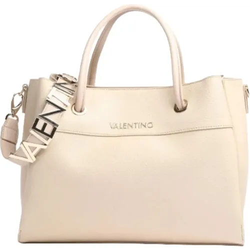 Ecru Women's Handbag - Vbs5A802 , female, Sizes: ONE SIZE - Valentino by Mario Valentino - Modalova