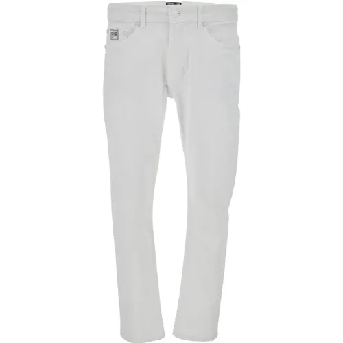 Weiße Herrenjeans Regular Fit - Versace Jeans Couture - Modalova