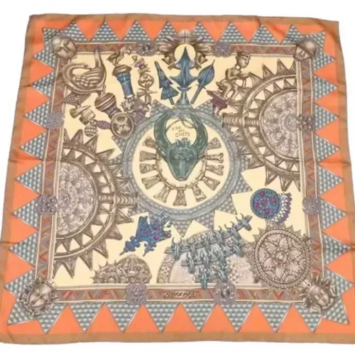 Pre-owned Silk scarves , female, Sizes: ONE SIZE - Hermès Vintage - Modalova