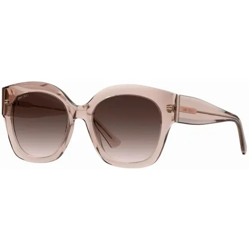 Rosa Acetat Damen Sonnenbrille - Jimmy Choo - Modalova