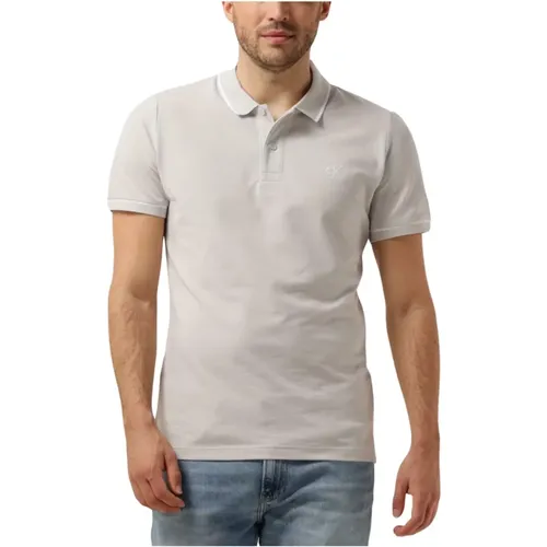 Stylisches Tipping Slim Polo , Herren, Größe: M - Calvin Klein - Modalova