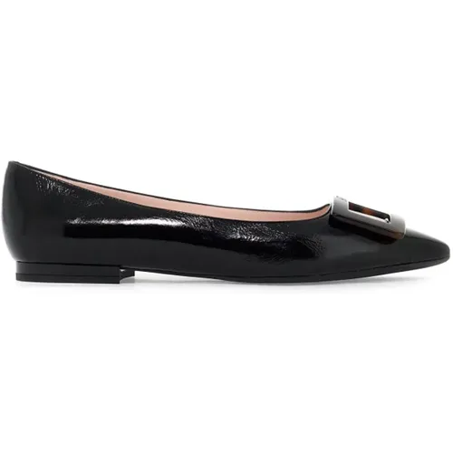 Glossy Patent Leather Ballerina Flats - Roger Vivier - Modalova