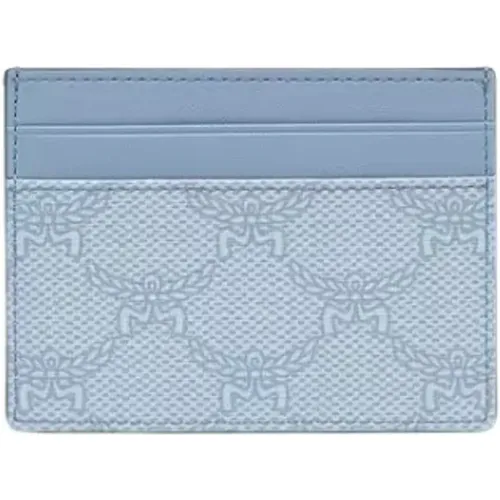 Lauretos Card Case with Laurel Leaves , female, Sizes: ONE SIZE - MCM - Modalova