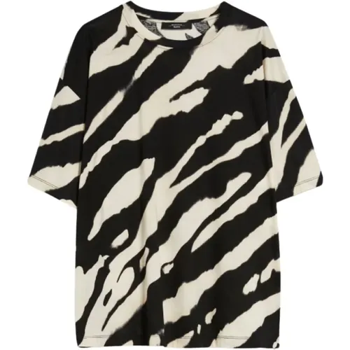 Bedrucktes Jersey T-Shirt , Damen, Größe: L - Max Mara Weekend - Modalova