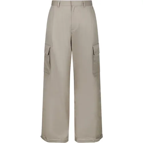 Trousers , male, Sizes: L, M, S - Off White - Modalova