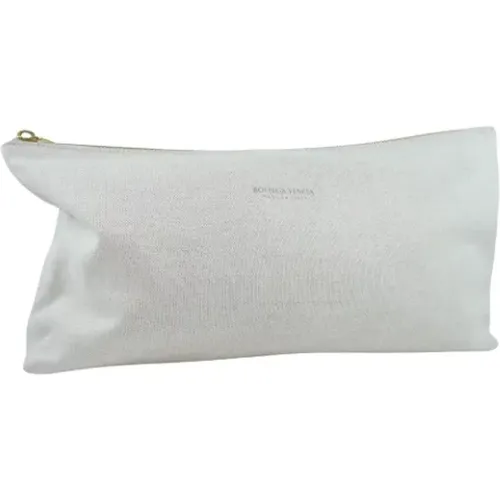 Pre-owned Canvas pouches , female, Sizes: ONE SIZE - Bottega Veneta Vintage - Modalova