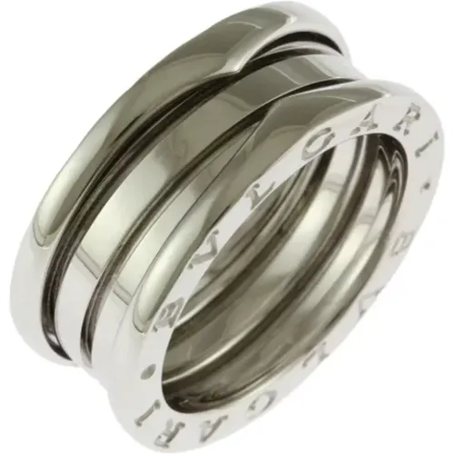 Pre-owned White Gold rings , female, Sizes: ONE SIZE - Bvlgari Vintage - Modalova