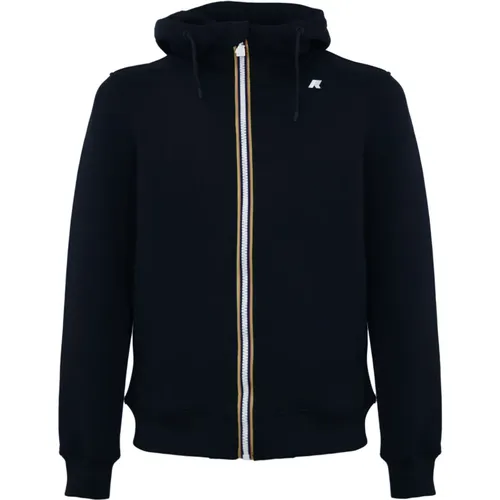 Zip Hoodie Sweater , male, Sizes: S, XL, 2XL, M, L - K-way - Modalova