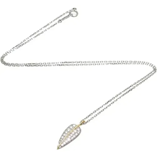 Pre-owned Platinum necklaces , female, Sizes: ONE SIZE - Tiffany & Co. Pre-owned - Modalova