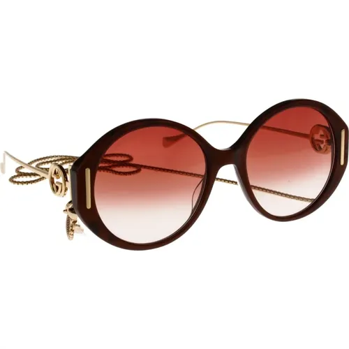 Stylish Sunglasses for Women , female, Sizes: 57 MM - Gucci - Modalova