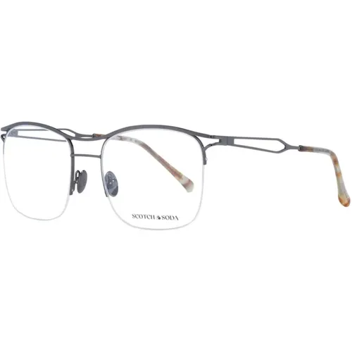 Stilvolle Gunmetal Square Optische Gestelle - Scotch & Soda - Modalova