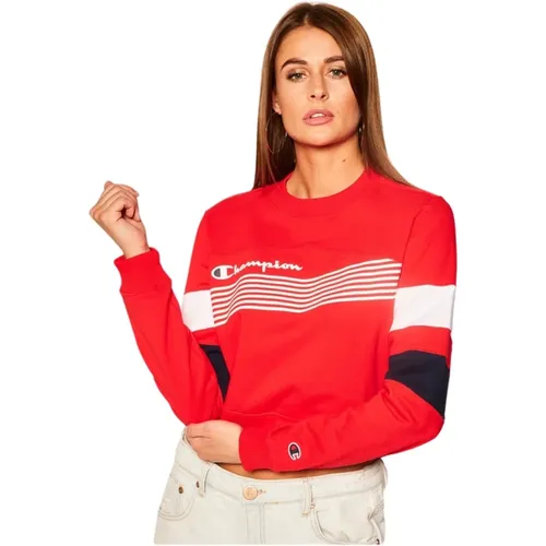 Kurzer Baumwollpullover - Rot - Champion - Modalova