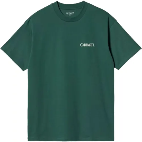 Soil T-Shirt in Chervil Grün , Herren, Größe: S - Carhartt WIP - Modalova