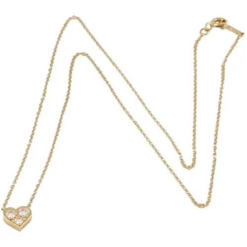 Pre-owned Rose Gold necklaces , female, Sizes: ONE SIZE - Tiffany & Co. Pre-owned - Modalova