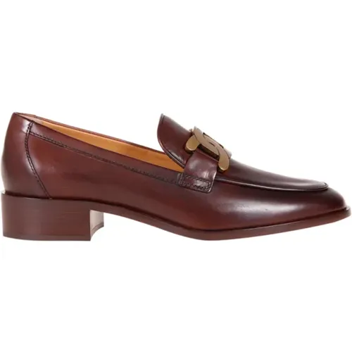 Teak Loafer , Damen, Größe: 36 1/2 EU - TOD'S - Modalova