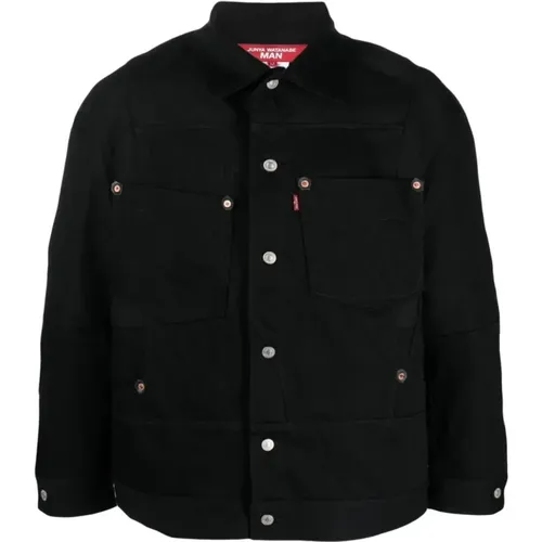 Buttoned Cotton Shirt Jacket , male, Sizes: M - Junya Watanabe - Modalova