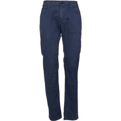 Slim Fit Jeans Bard mit Palladium-Finish , Herren, Größe: W29 - Jacob Cohën - Modalova