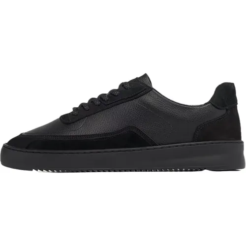Leather sneakers , male, Sizes: 6 UK - Filling Pieces - Modalova