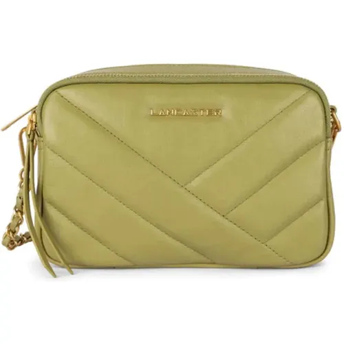 Soft Matelassè Schultertasche Olive - Lancaster - Modalova