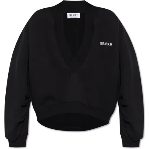 Sweatshirt with logo , female, Sizes: 2XS, S, M, XS - The Attico - Modalova