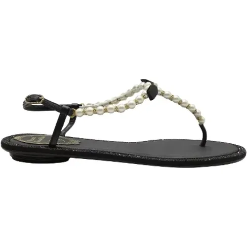 Pre-owned Leder sandals - René Caovilla Pre-owned - Modalova