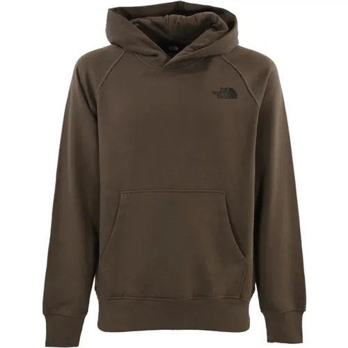 Brauner Baumwollkapuzenpullover , Herren, Größe: M - The North Face - Modalova