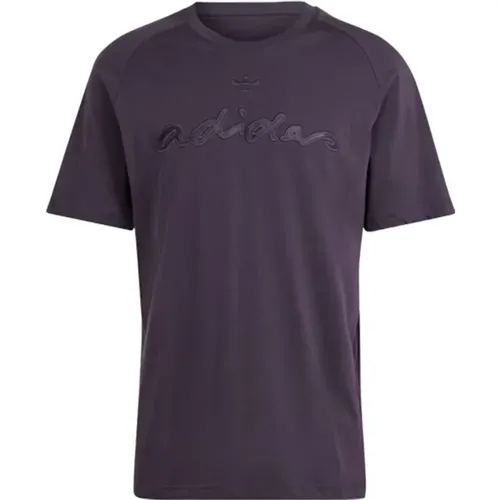 Grafik T-Shirt in Aurora , Herren, Größe: L - Adidas - Modalova