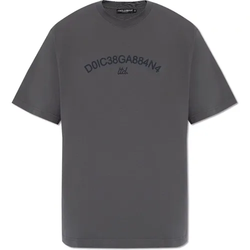 Printed T-shirt , male, Sizes: S, XS - Dolce & Gabbana - Modalova