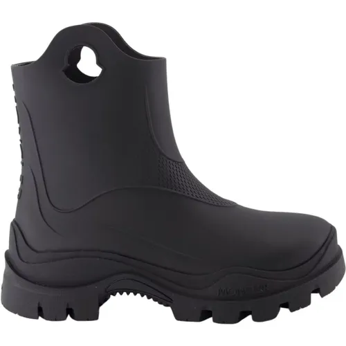 Regenstiefel Wasserdicht Slip-On Runde Zehe , Damen, Größe: 36 EU - Moncler - Modalova