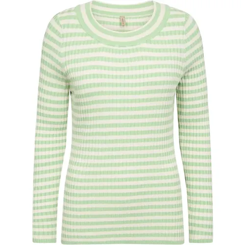 Casual Dollie Stripe Sweater , female, Sizes: 2XL, XL, L - Soyaconcept - Modalova