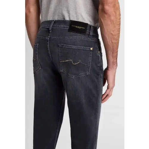 Slimmy Tapered Special Edition Schwarze Jeans - 7 For All Mankind - Modalova