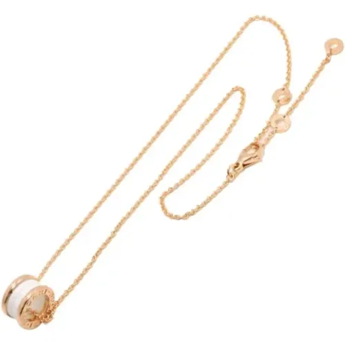 Pre-owned Rose Gold necklaces , female, Sizes: ONE SIZE - Bvlgari Vintage - Modalova