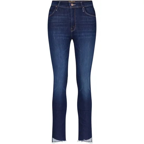 Trendy Fringed Ankle Jeans , female, Sizes: W26 - Mother - Modalova
