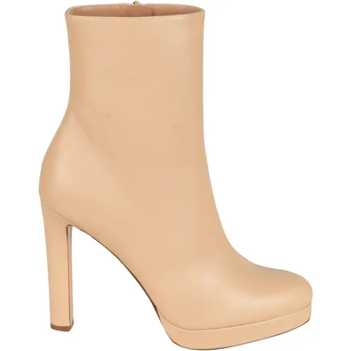 Fashion Heeled Boots in Dust , female, Sizes: 7 UK, 6 UK - Francesco Russo - Modalova