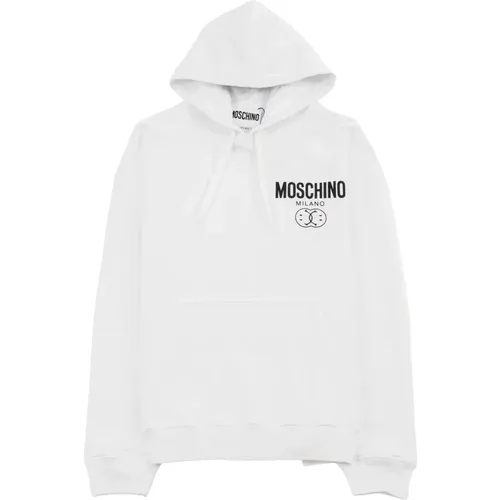 Smiley Kapuzenpullover , Herren, Größe: 2XL - Moschino - Modalova